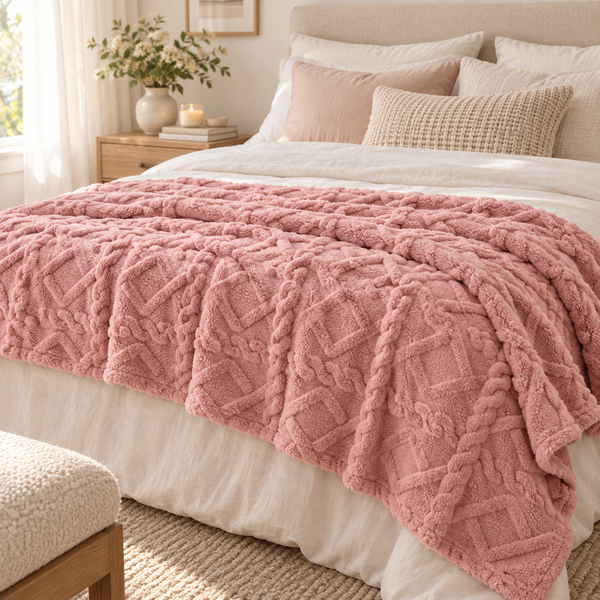 Lightweight Flannel Throw Blanket