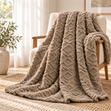 Lightweight Flannel Throw Blanket