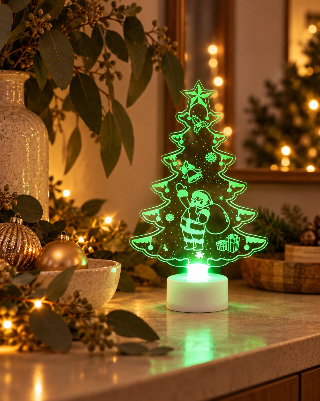 LED Mini Colour-Changing Acrylic Christmas Light