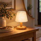 Mini Wooden Table Lamp