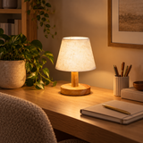 Mini Wooden Table Lamp