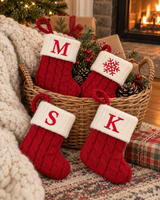 Red Letter Christmas Stocking Decoration