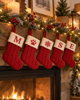 Red Letter Christmas Stocking Decoration