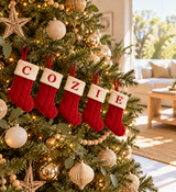 Red Letter Christmas Stocking Decoration