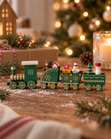 Wooden Train Christmas Decoration